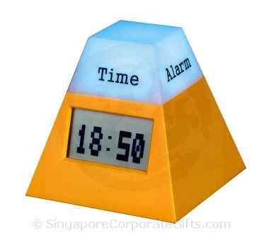 Pyramid 4 Way Clock